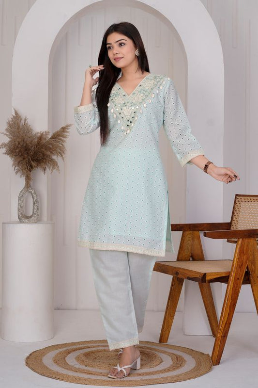 Aqua Ice Blue co-ord sets