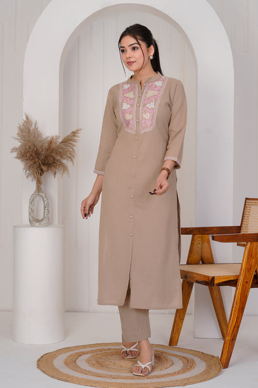 Fiza Camel Brown co-ord sets