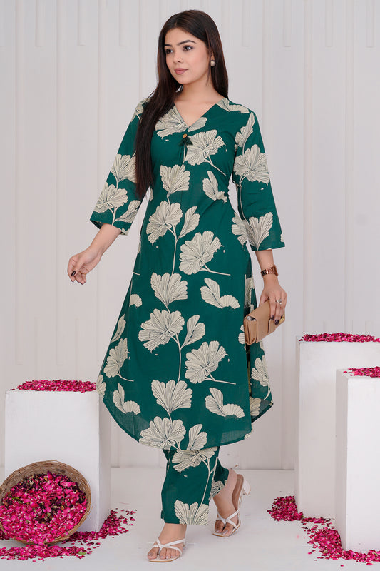 Vanmala Forest Green co-ord set