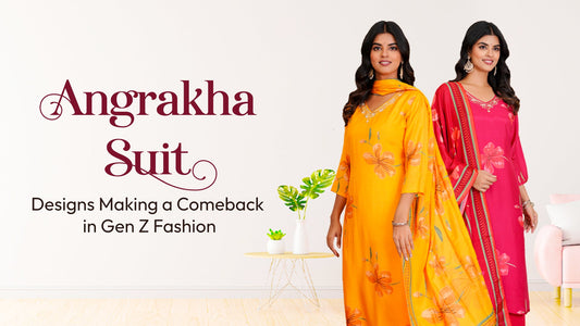 Angrakha Suit Designs Making a Comeback in Gen Z Fashion