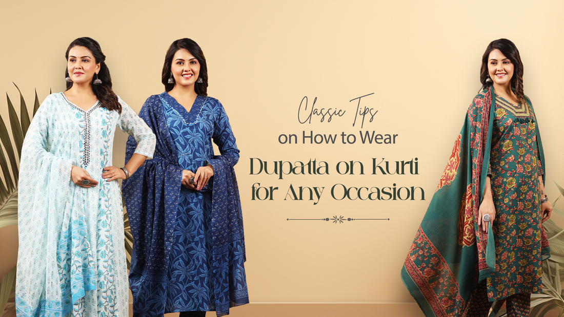 Classic Tips on How to Wear Dupatta on Kurti for Any Occasion