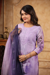 Tarang Orchid Purple  straight cut kurta pants