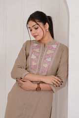 Fiza Camel Brown co-ord sets