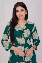 Vanmala Forest Green co-ord set