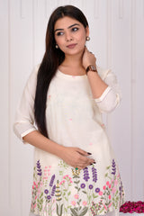 Gulbahar white co-ord sets women