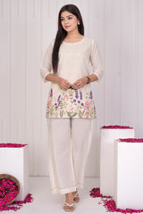 Gulbahar white co-ord sets women